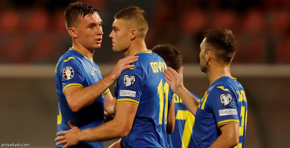 ثلاثية مالطا تقرب أوكرانيا من التأهل