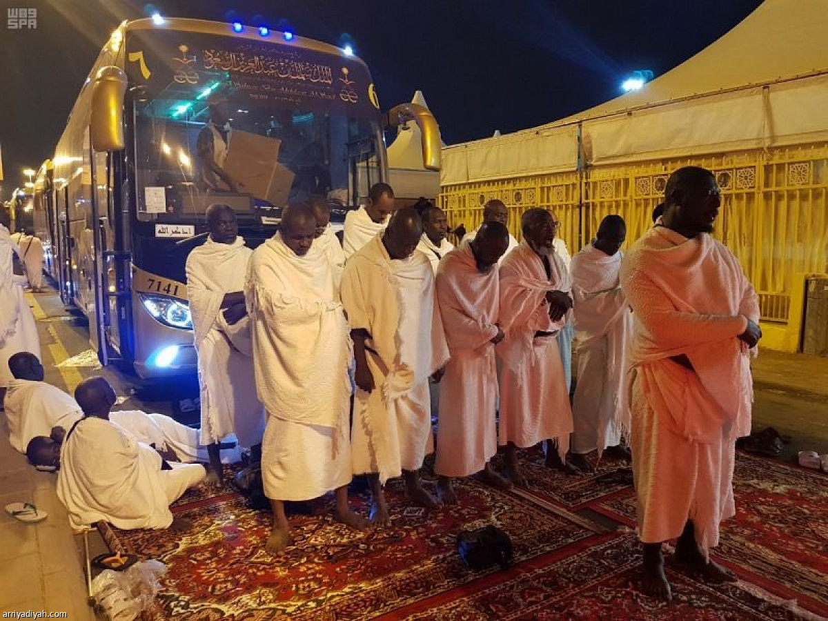 الحجاج في مزدلفة