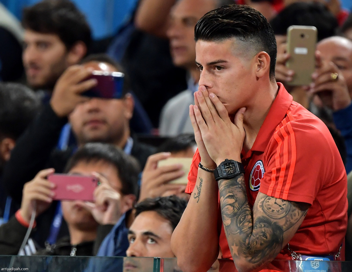 رودريجيز يبكي حزنا