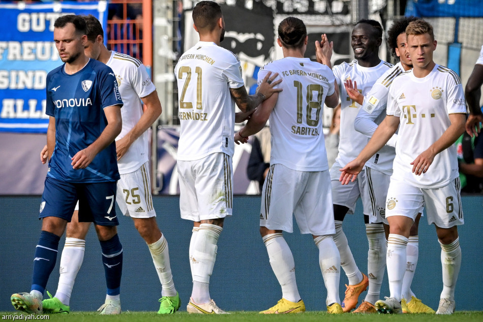 بايرن يمطر بوخوم بـ7 أهداف