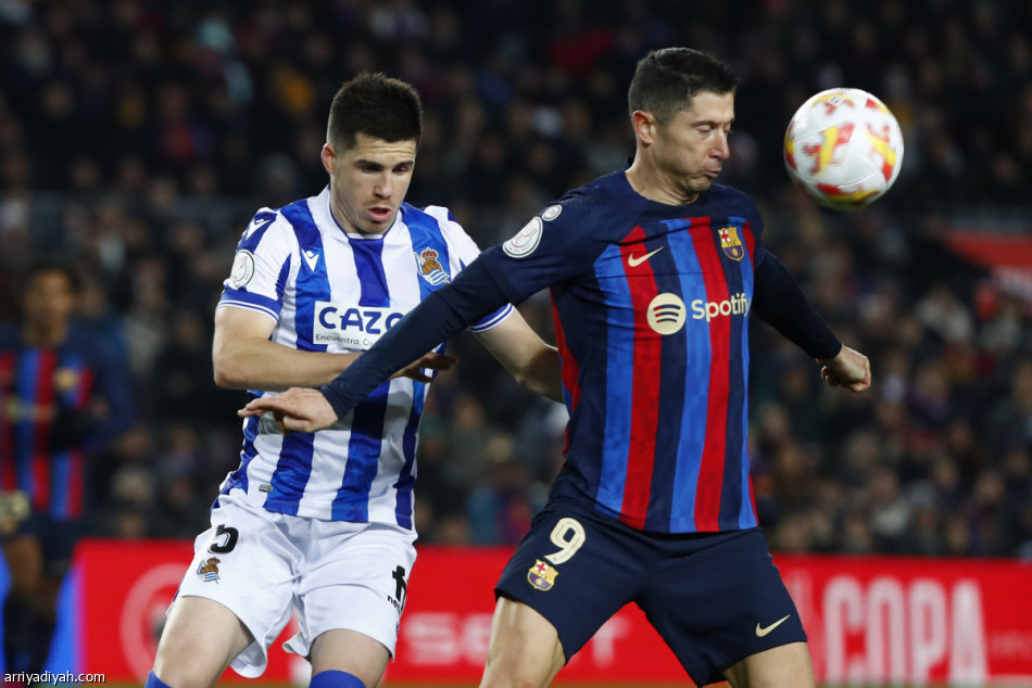 برشلونة يبلغ نصف نهائي كأس الملك