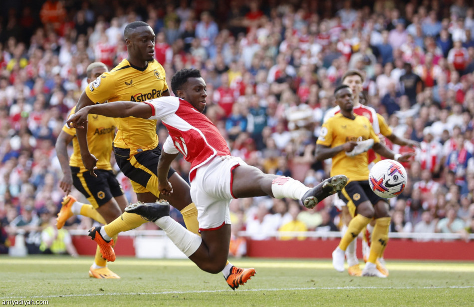 أرسنال يضرب وولفرهامبتون بخماسية