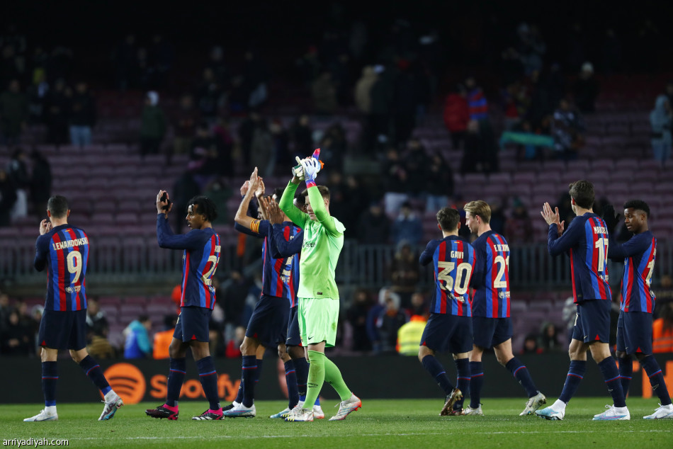 برشلونة يبلغ نصف نهائي كأس الملك