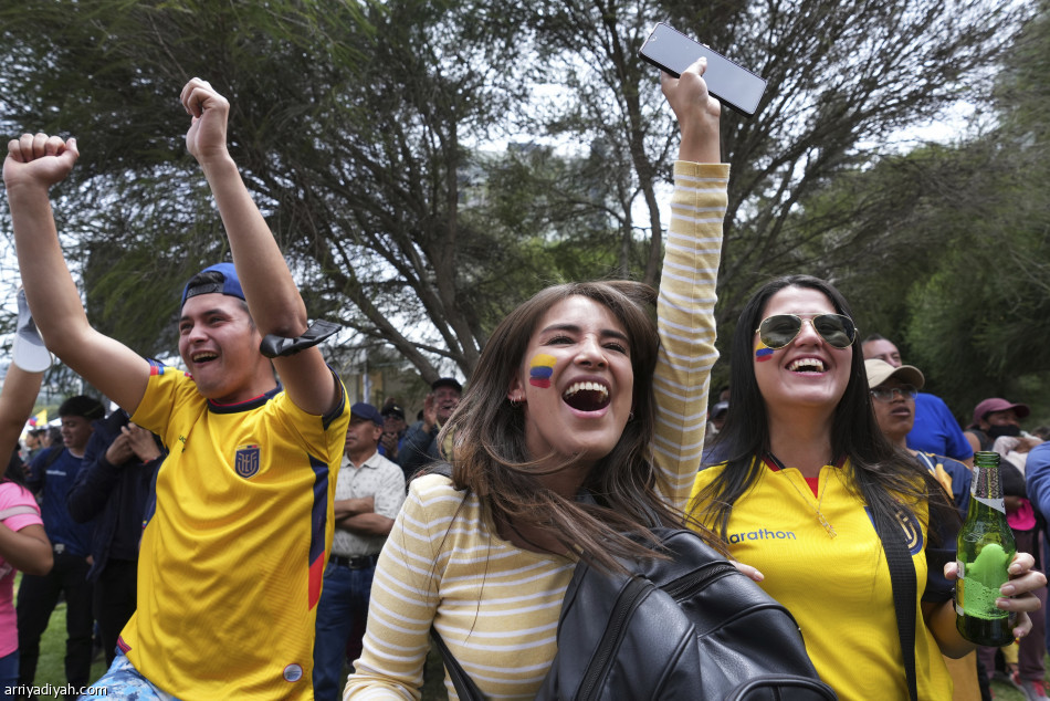 بعد الانتصار التاريخي.. احتفالات عارمة في الإكوادور