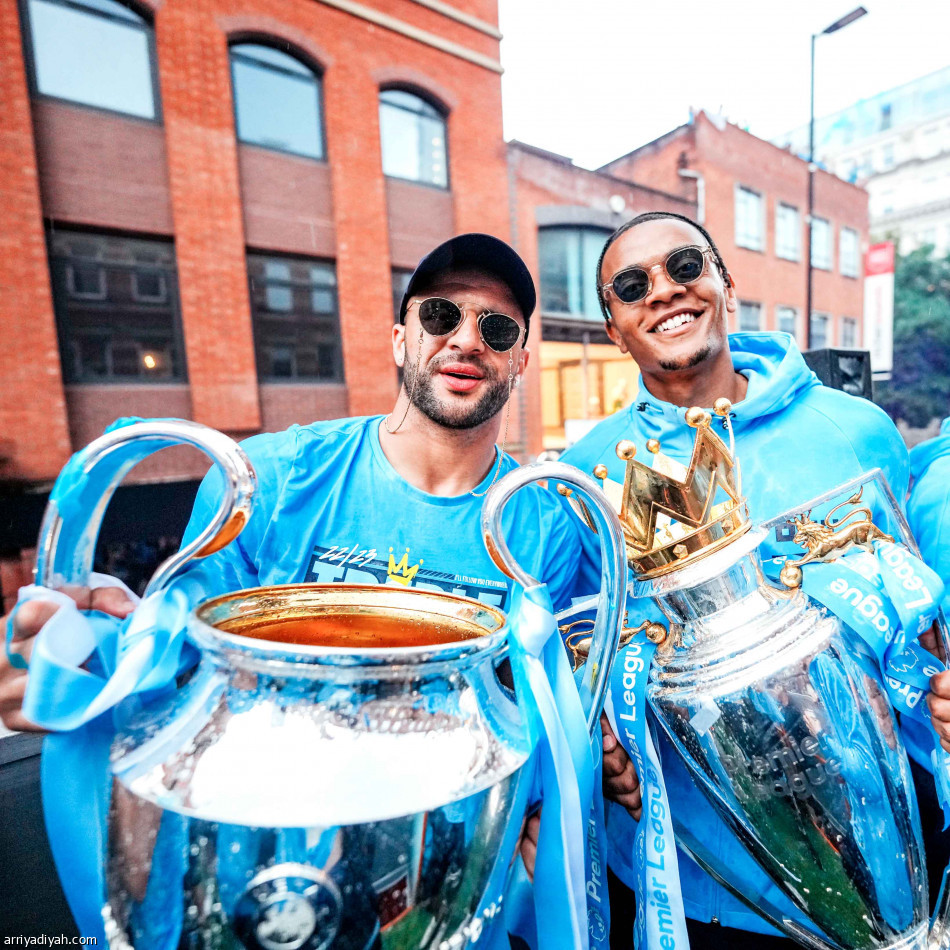 مانشستر.. 
ليلة سماوية