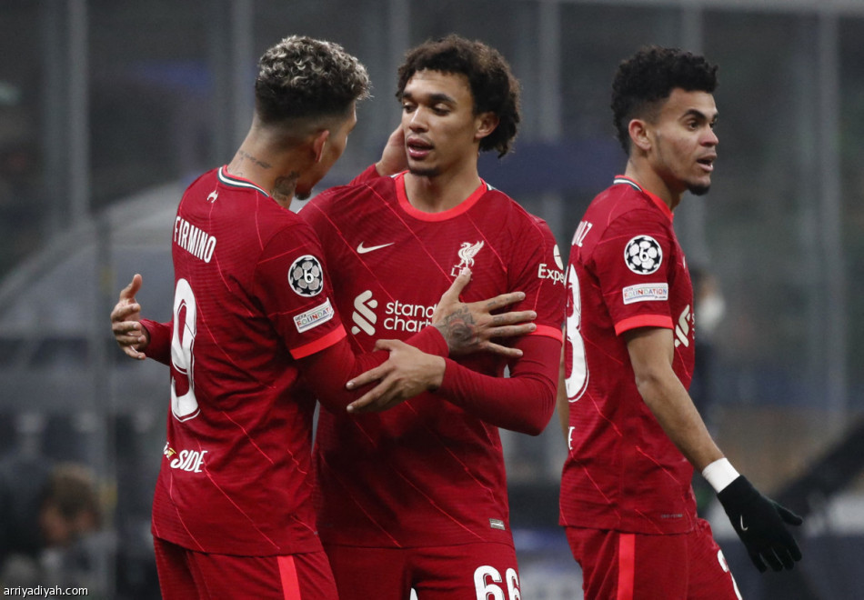 ليفربول يخطو إلى  ربع  النهائي بثنائية إنتر