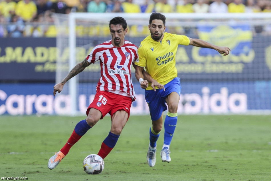 قادش يزيد معاناة أتلتيكو مدريد