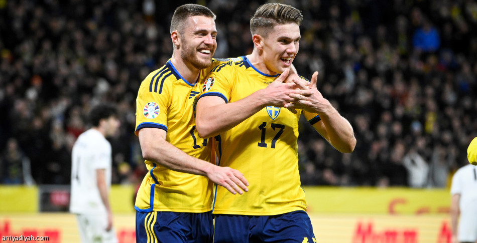 تصفيات يورو.. السويد تكتسح أذربيجان
