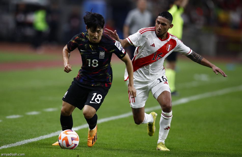 تجريبيا.. بيرو تكسب كوريا الجنوبية