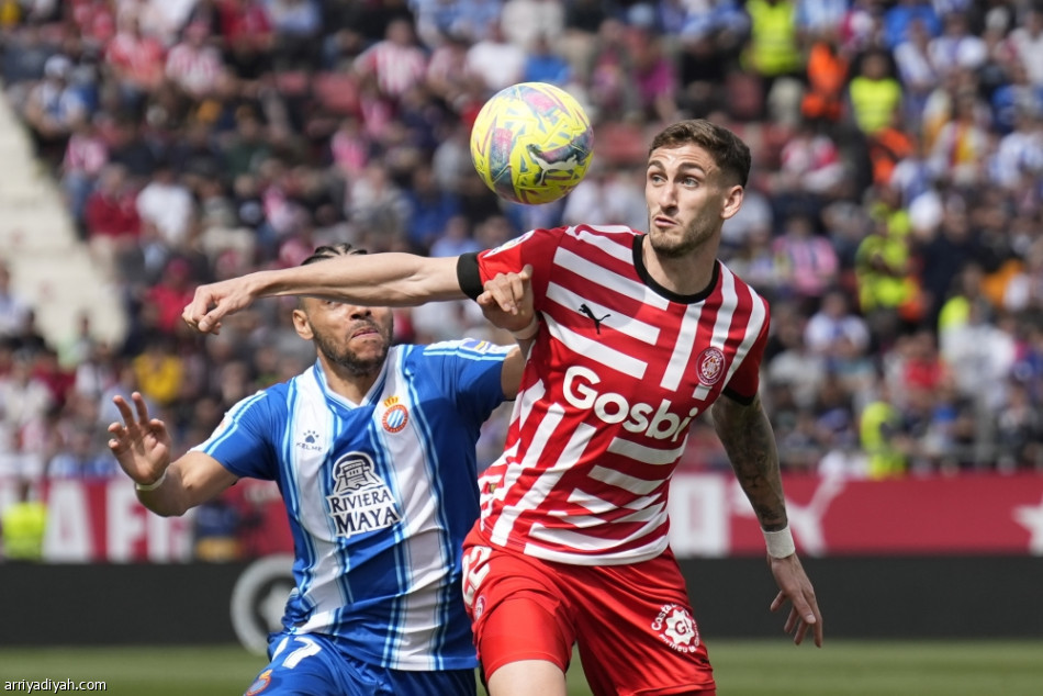 جيرونا يزيد معاناة إسبانيول بثنائية