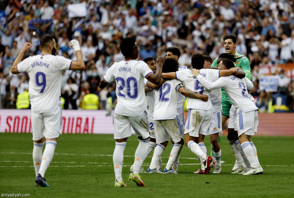 ريال مدريد يعانق لقب الدوري للمرة الـ35