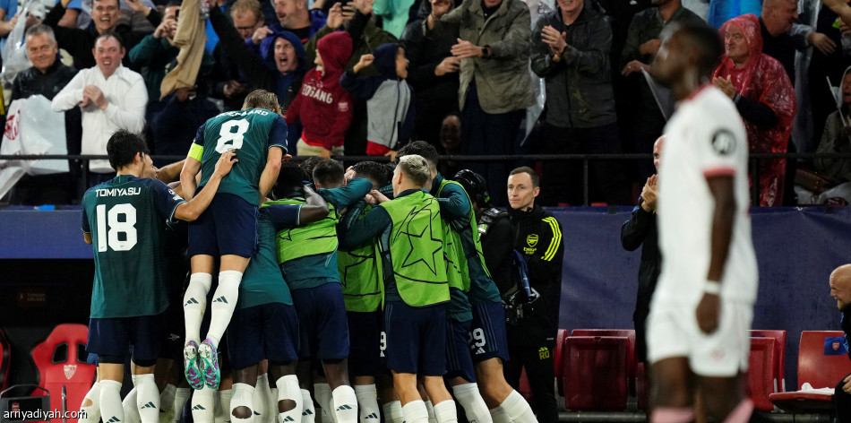 أبطال أوروبا.. أرسنال ينتزع الصدارة