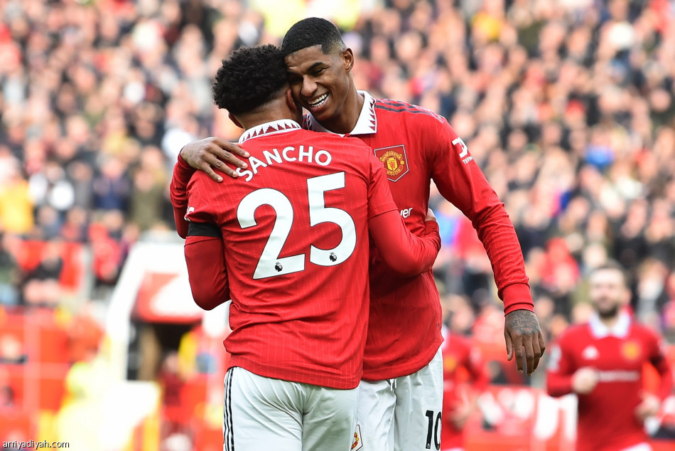 ثنائية راشفورد تهدي يونايتد نقاط ليستر