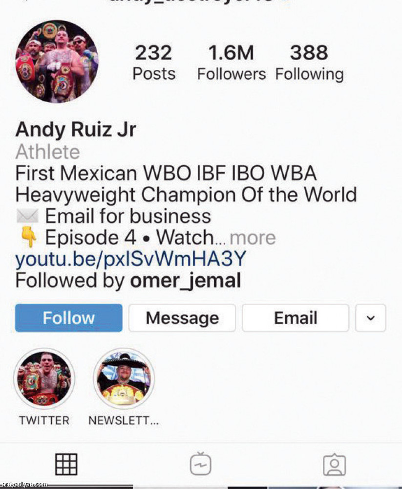 جوشوا.. 
500 ألف متابع جديد