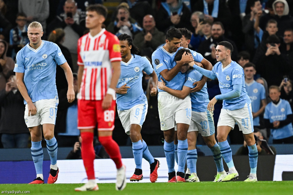 سيتي يدشن حملة الدفاع عن اللقب بنقاط النجم الأحمر