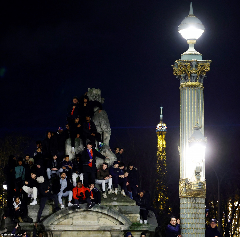 استقبال حافل للمنتخب الفرنسي