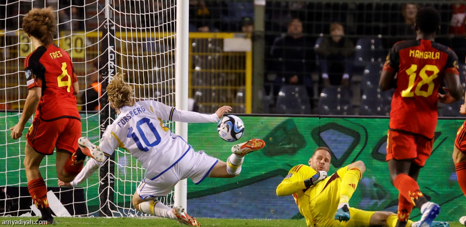 حادثة قتل توقف مواجهة بلجيكا والسويد