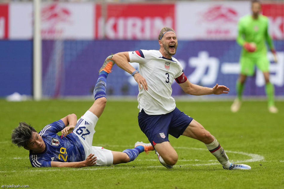 قبل الأخضر.. أمريكا تسقط أمام اليابان