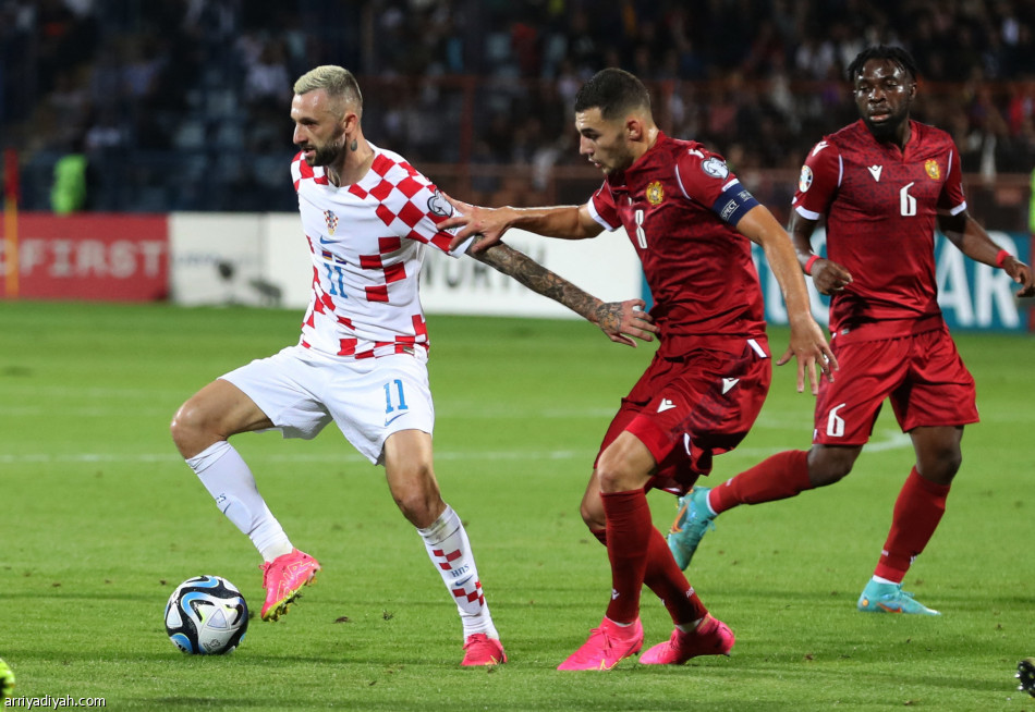تصفيات «يورو24».. كرواتيا تتصدر بنقاط أرمينيا