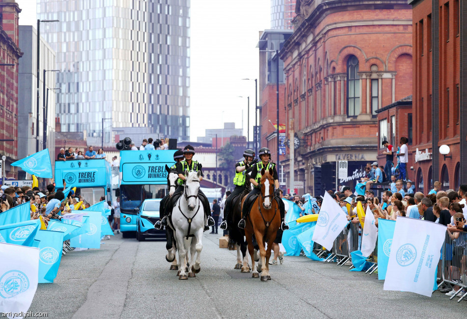 مانشستر.. 
ليلة سماوية