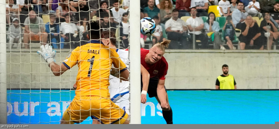 هالاند يقود النرويج إلى عبور قبرص