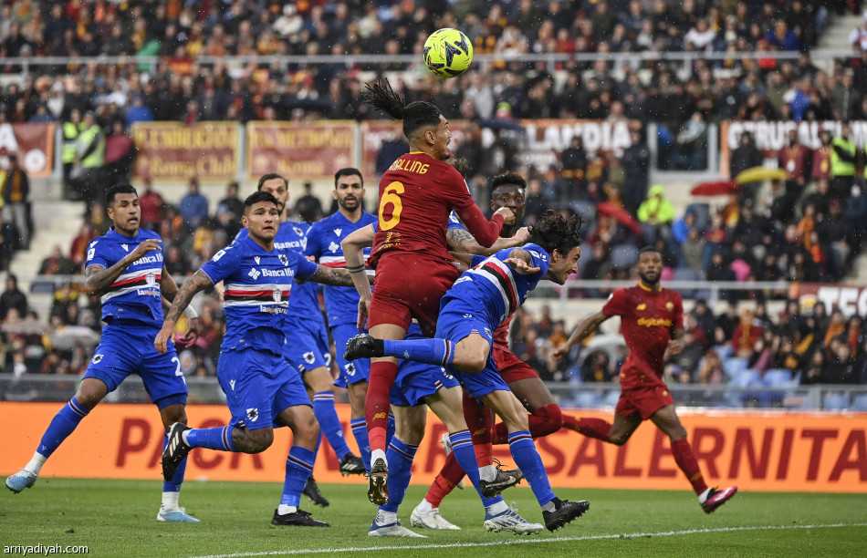 روما يقسو على سامبدوريا بثلاثية