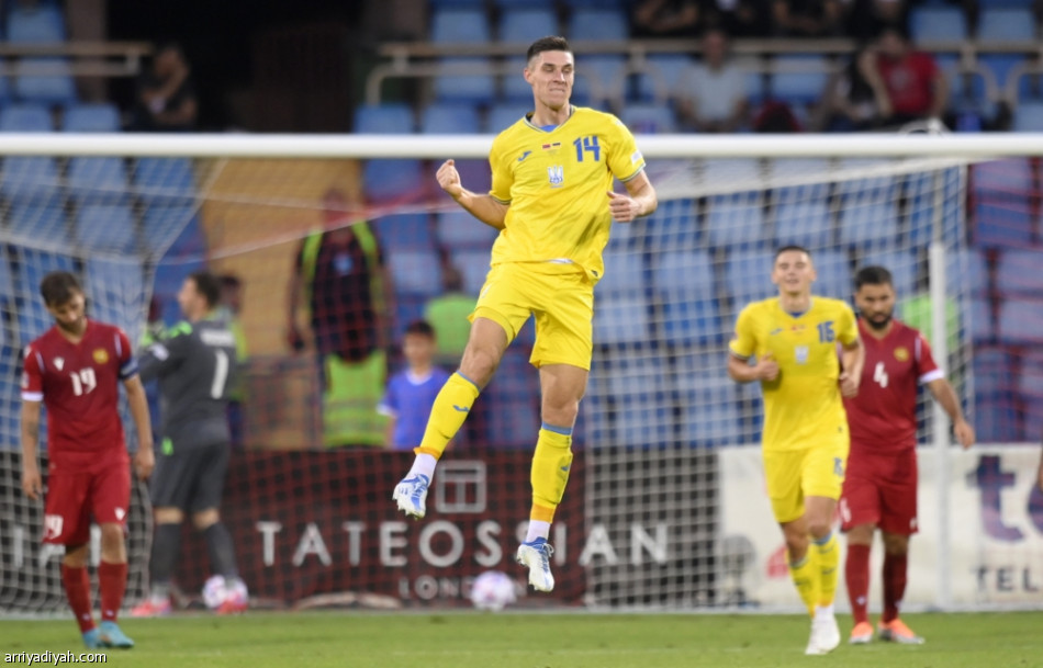 دوري الأمم.. أوكرانيا تكتسح أرمينيا بخماسية