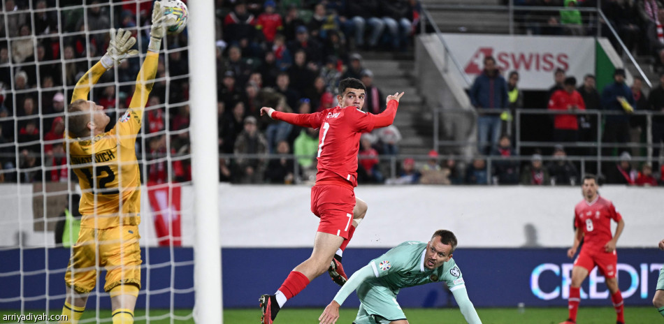 «تعادل متأخر» يعزز صدارة سويسرا