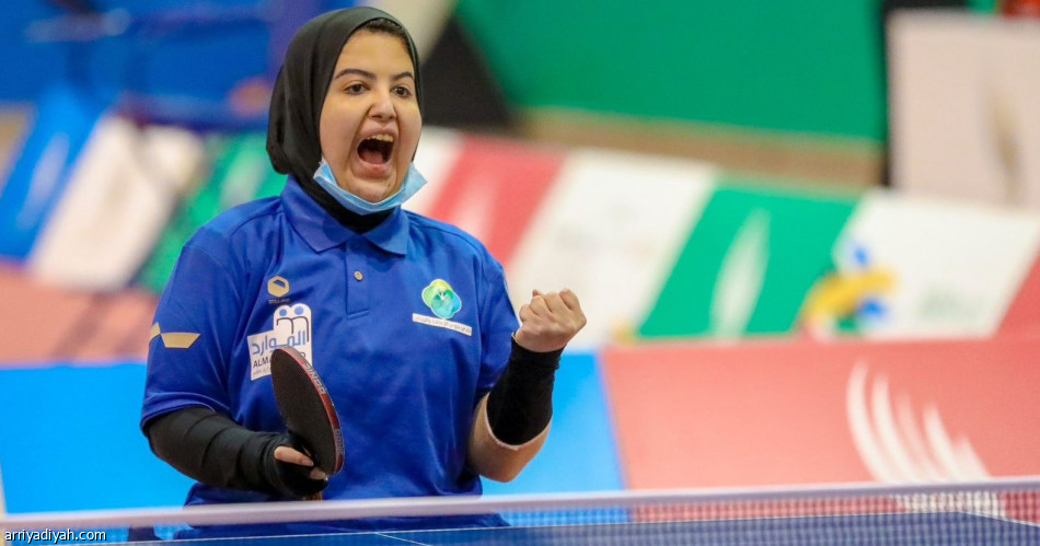 غالية  تحصد ذهبية كرة الطاولة البارالمبية