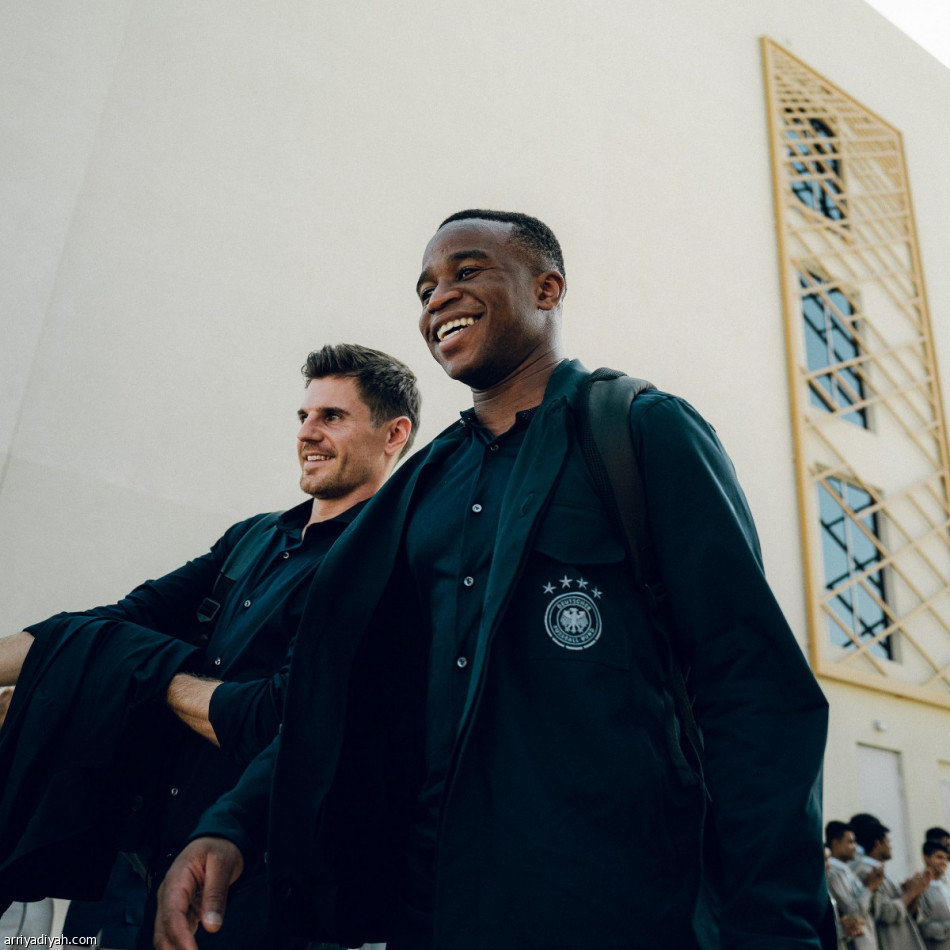 منتخب ألمانيا يصل إلى الدوحة