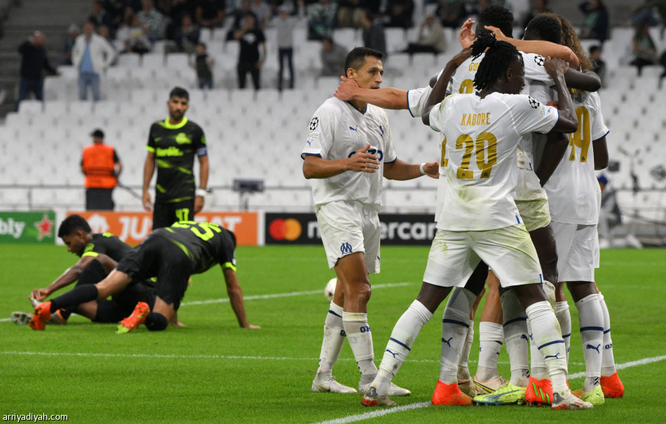 مارسيليا يحقق انتصاره الأول في دوري الأبطال