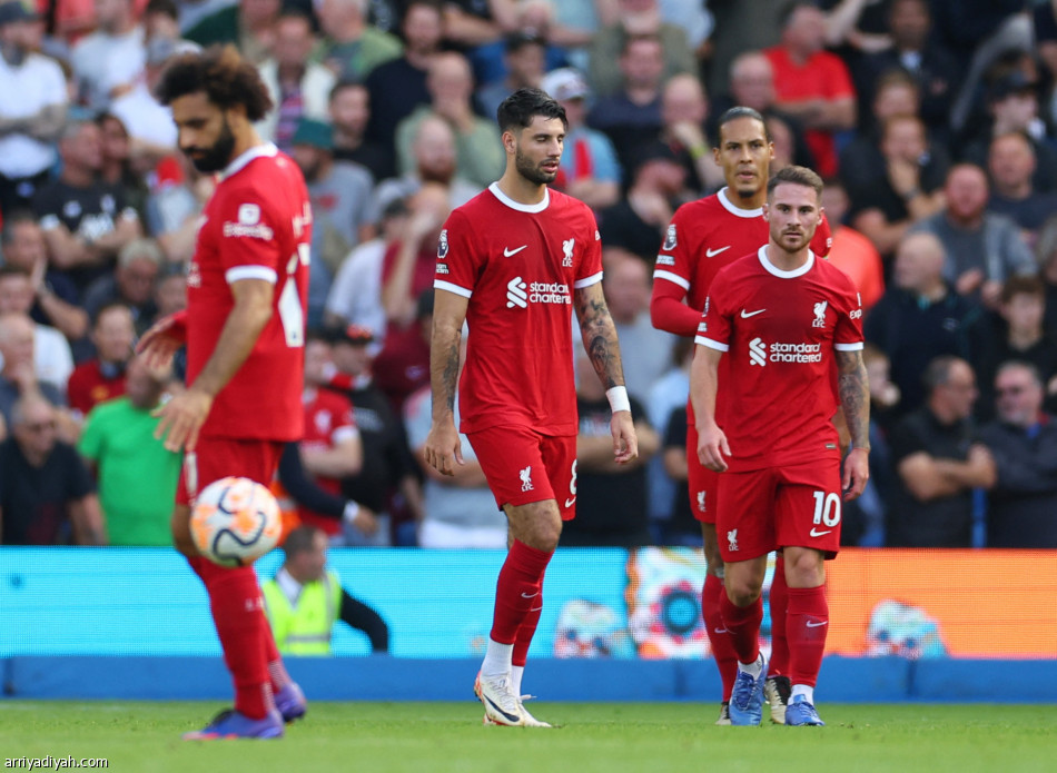 ليفربول يتعثر مجددا بالتعادل مع برايتون