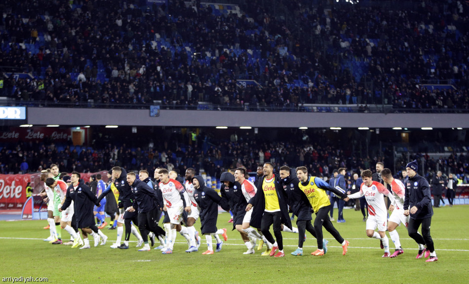 نابولي يقترب خطوة من الحلم بفوز سادس تواليا
