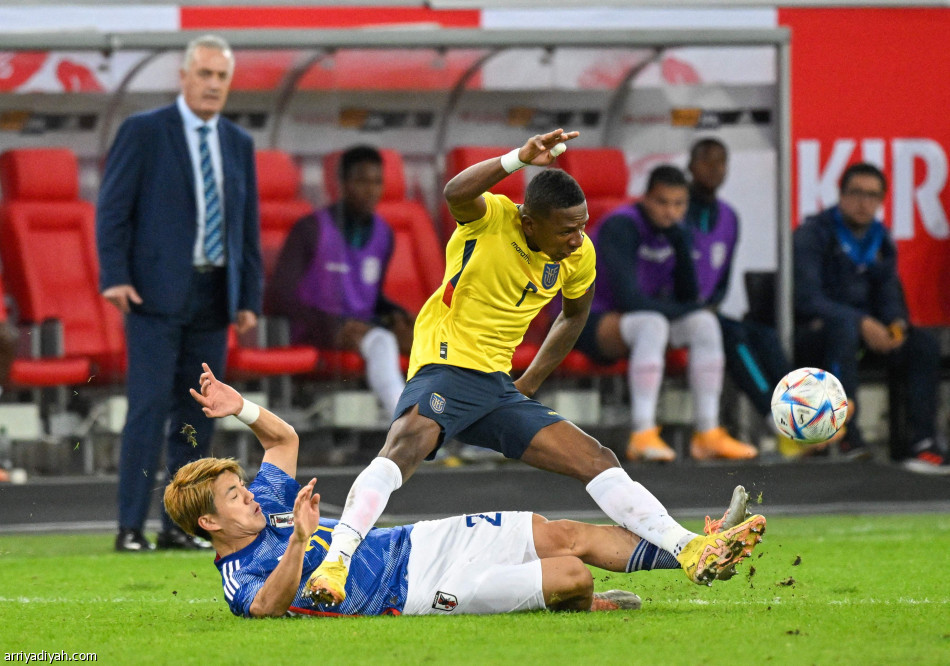 اليابان تفرض التعادل على الإكوادور