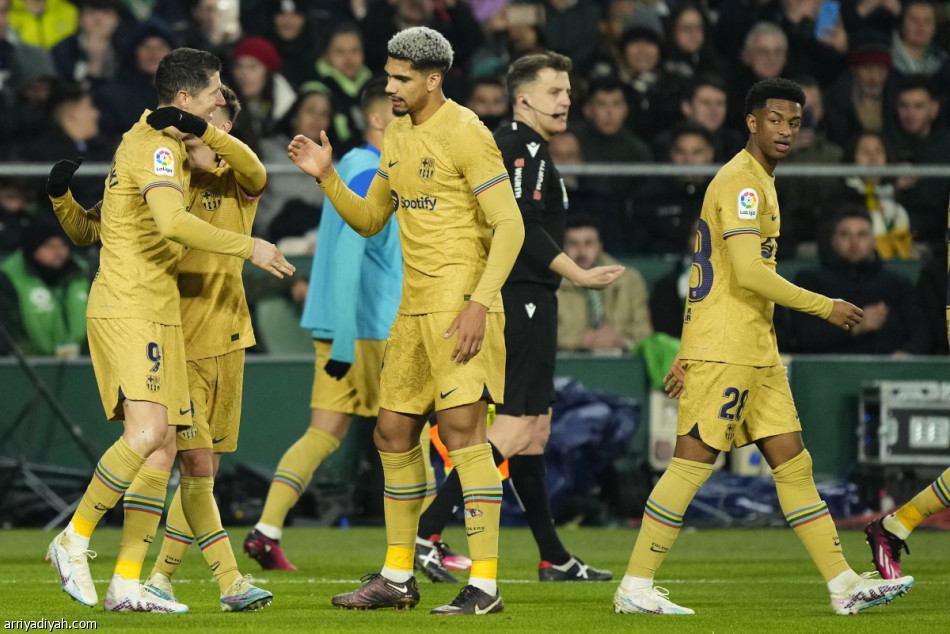 برشلونة يبتعد في صدارة الدوري الإسباني