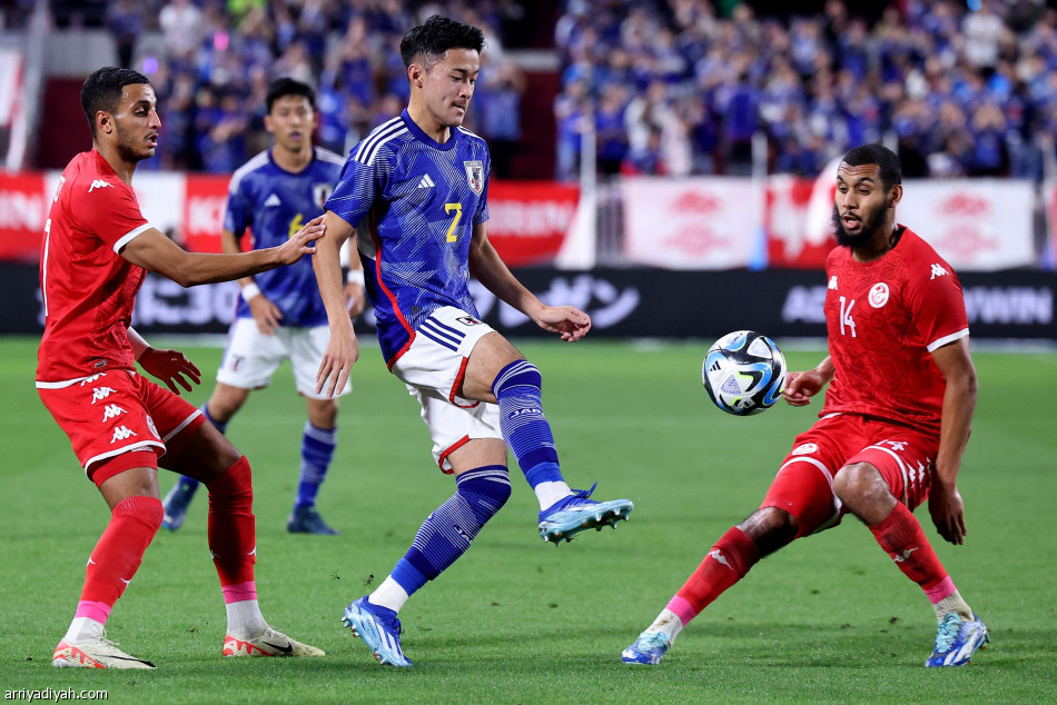 تجريبيا.. اليابان تكسب تونس بثنائية