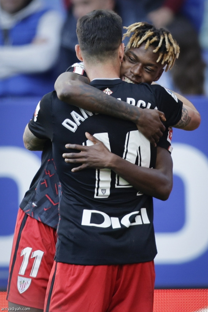 بلباو يتغلب على إسبانيول..  وينعش آماله الأوروبية