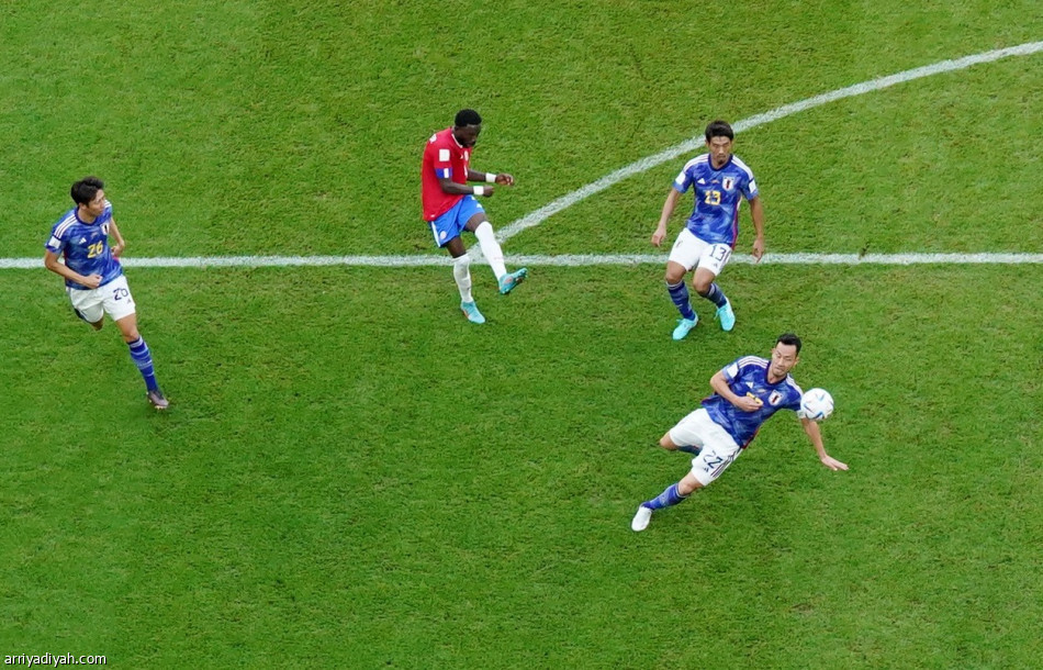 كوستاريكا تفاجئ اليابان بهدف قاتل