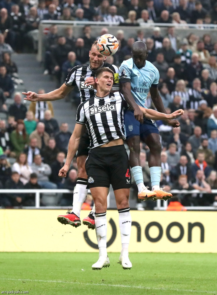 نيوكاسل يستعيد توازنه بنقاط برنتفورد