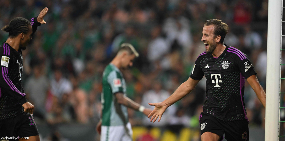 بايرن يكتسح فيردر بريمن .. وكين يضع بصمته الأولى