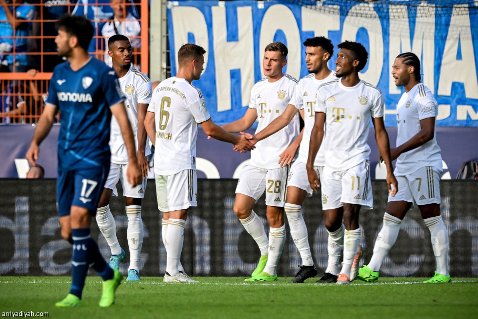 بايرن يمطر بوخوم بـ7 أهداف