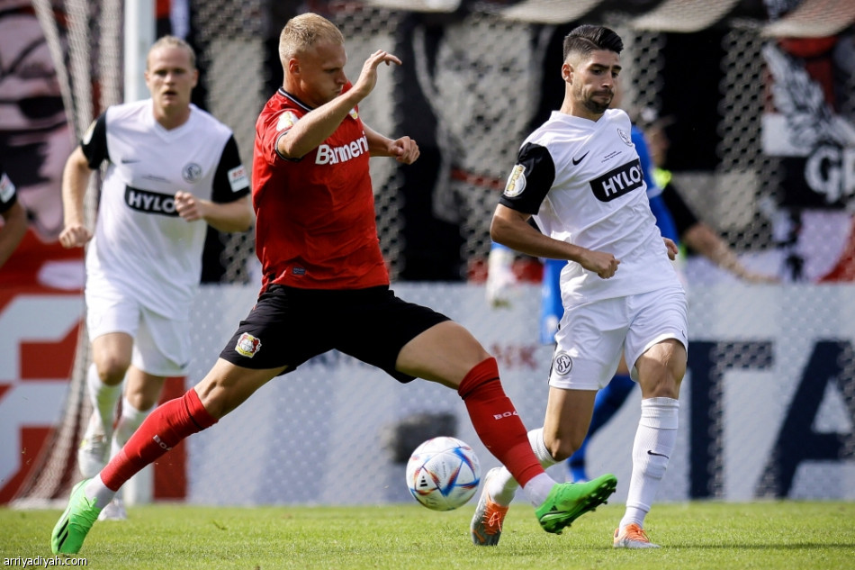 مغمور يقصي ليفركوزن من كأس ألمانيا