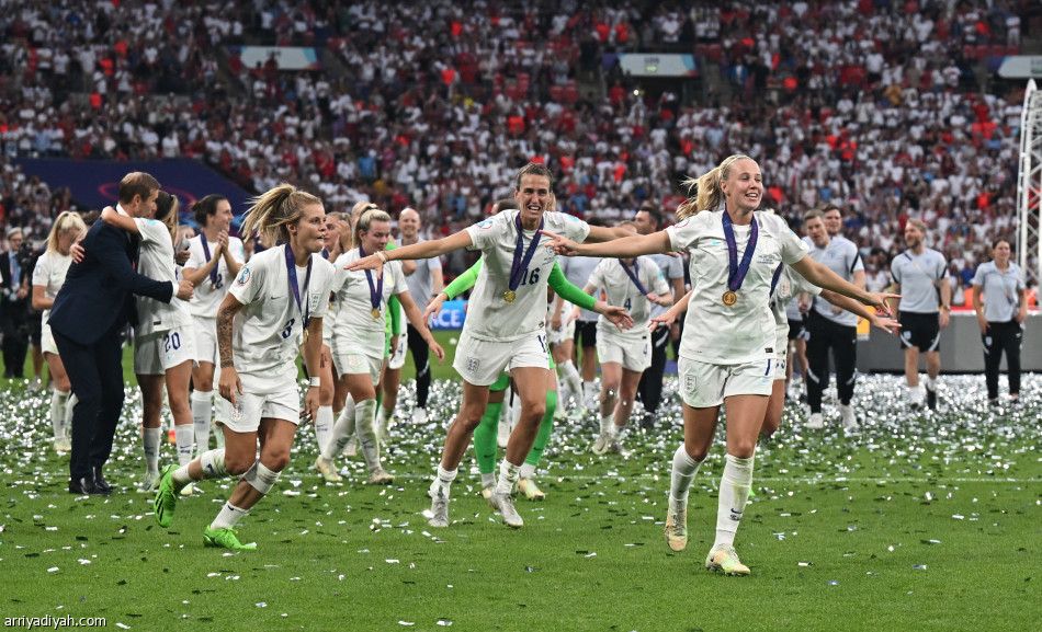 المرة الأولى.. إنجلترا تتوج بـ«يورو 2022» للسيدات