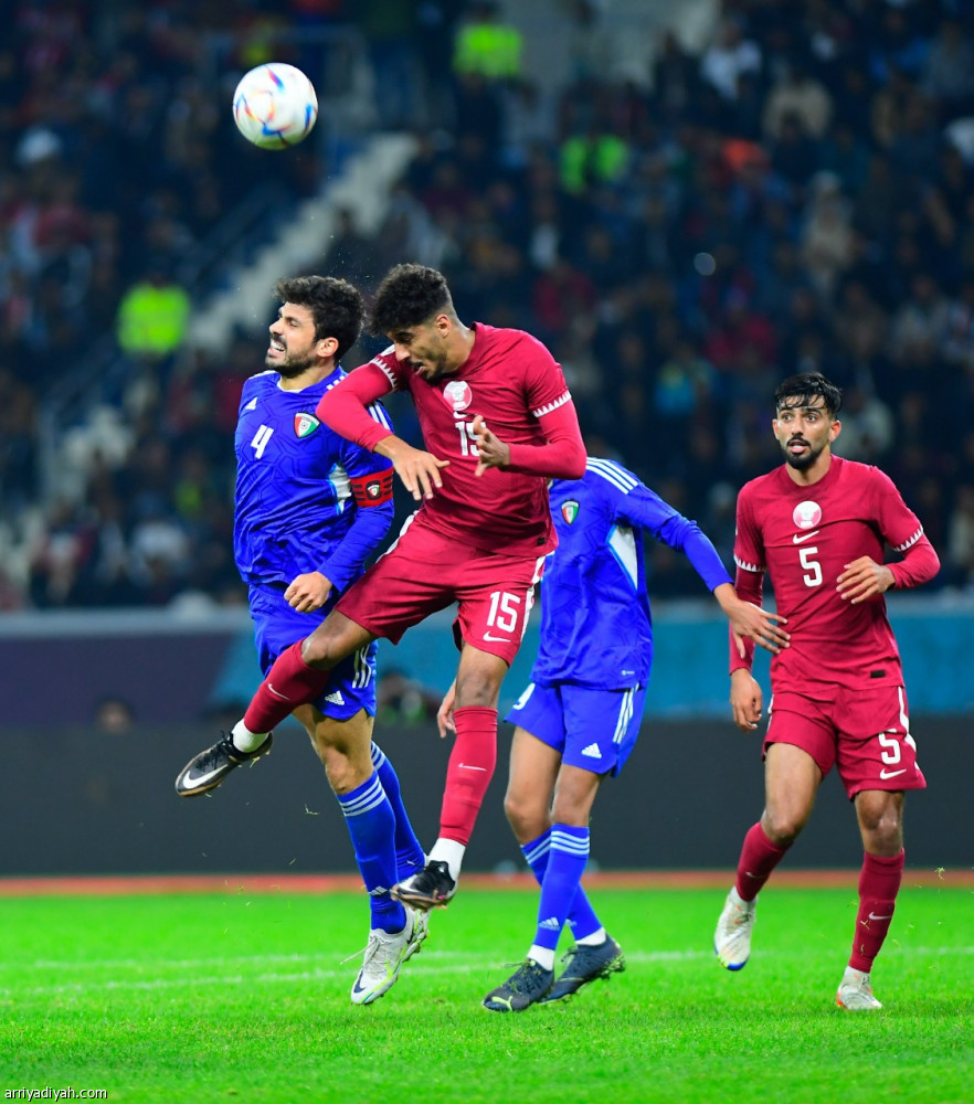 خليجي 25.. قطر تكسب الكويت بثنائية