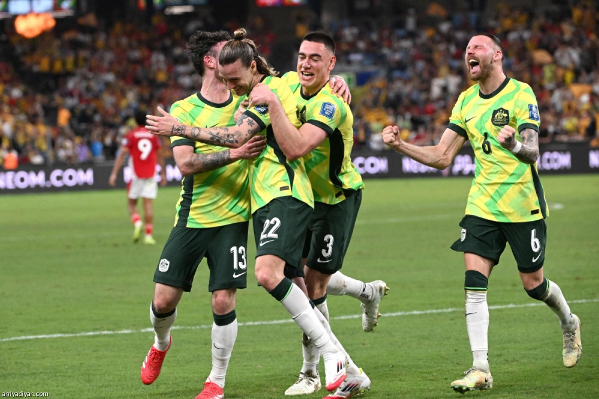 فرحة أستراليا