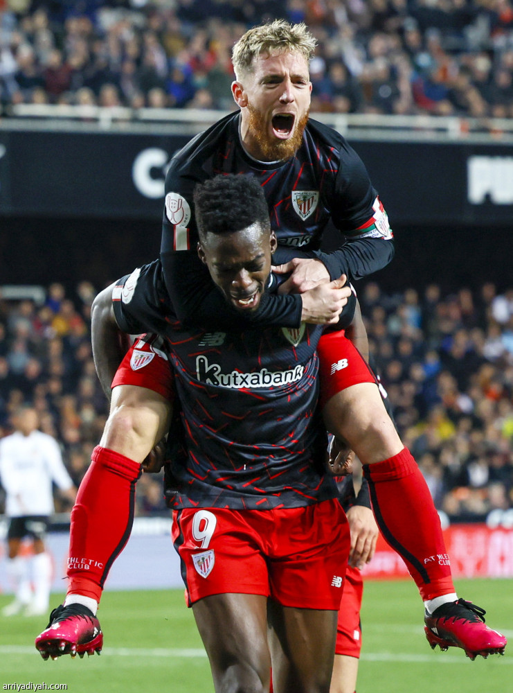 أتلتيك بلباو يتأهل إلى نصف نهائي كأس الملك