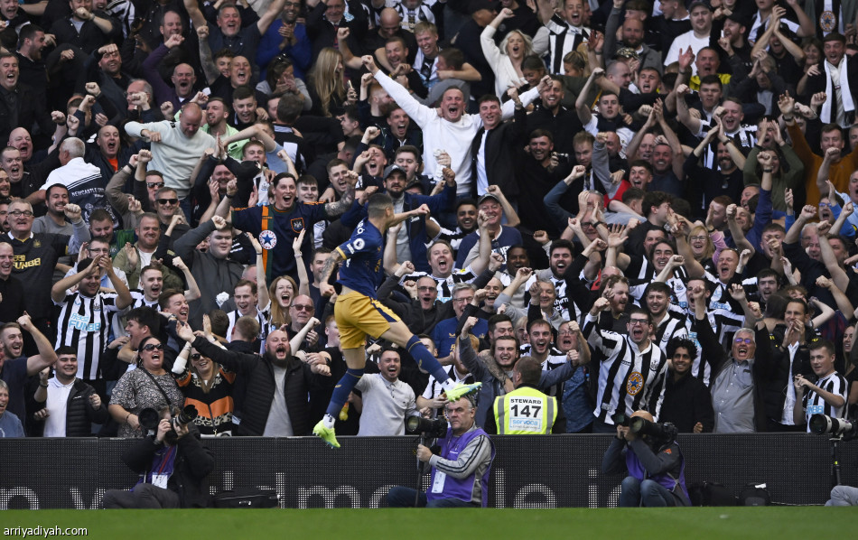 نيوكاسل يضرب فولهام برباعية