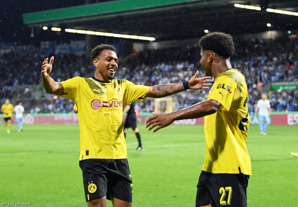 دورتموند يعبر إلى الدور الثاني