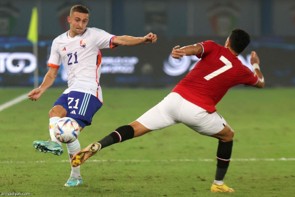 مصر تحبط بلجيكا قبل المونديال