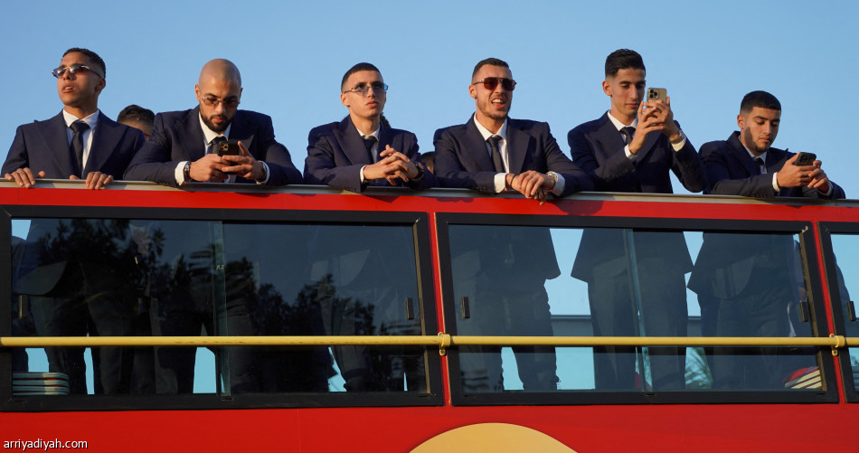 مئات الآلاف يستقبلون المنتخب المغربي